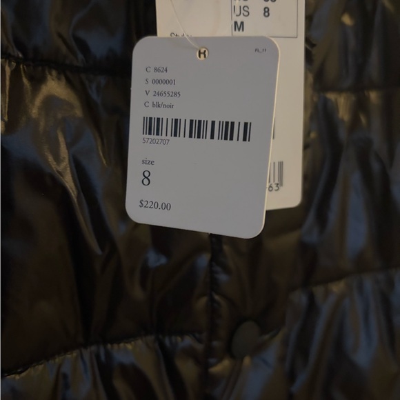 Fire+Ice Puffer Shiny Black A-Line Skirt - Picture 7 of 7